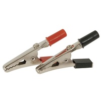 Alligator Clips With Screw - Pk.2