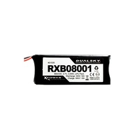 Dualsky Receiver LiPo Battery, 1S, 800mah DSRXB08001