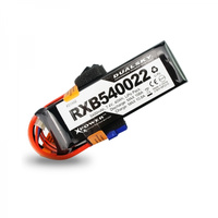 Dualsky 5400mah 2S 25C LiPo Receiver Battery, IVM, JR and EC3 Plug DSRXB54002