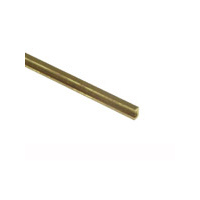 SQ.BRASS CHNL 1/8x12  6 PCS IN OUTER