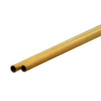 K&S 8121 SOFT BRASS FUEL TUBE (12IN LENGTHS) 1/8IN (2 TUBES PER CARD)
