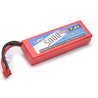 nVision Sport LiPo 5000 45C 7.4V 2S Deans NVO1111