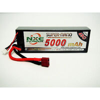 NXE 7.4v 5000mah 45c Hard case Lipo w/Deans NXE5000HC452