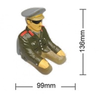 Phoenix Model Painted 1/6 Scale 3/4 Length Ww2 Pilot With Officers Cap