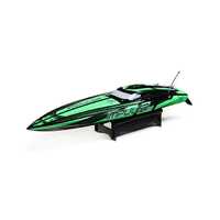 Pro Boat Impulse 32 RC Boat with Smart Technology, RTR, Black / Green PRB08037T1