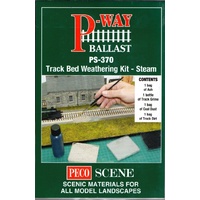 PECO TRACK BED WEATHERING KIT - STEAM PS370
