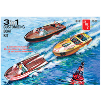 AMT 1/25 Customizing Boat (3-in-1)