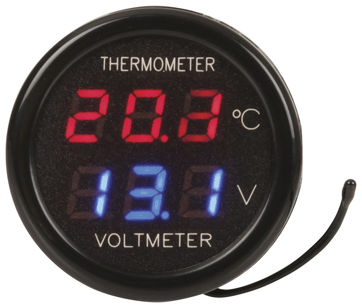 Incar Battery Monitor and Temperature Display