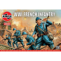 AIRFIX WWI FRENCH INFANTRY 1:76 SCALE