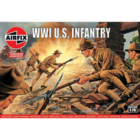 AIRFIX WWI U.S. INFANTRY 1:76 SCALE