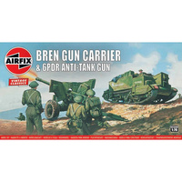 AIRFIX BREN GUN CARRIER & 6PDR AT GUN 1:76 SCALE