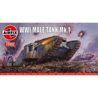 AIRFIX WWI 'MALE' TANK 1:76 SCALE