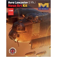 HONG KONG MODELS 1/32 LANCASTER B MK.I NOSE ART KIT PLASTIC MODEL KIT 01E033