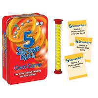 U GAMES 5 SECOND RULE MINI CARD GAME (TIN) UNI01092
