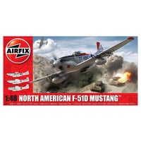 AIRFIX NORTH AMERICAN F51D MUSTANG, 1:48
