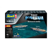 REVELL FIRST DIORAMA SET - BISMARCK BATTLE 05668