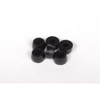 RUBBER BUMPR STOP 3.6X7X4MM 6PCS