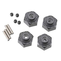 12MM ALUMINUM HUB BLACK