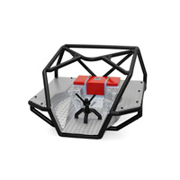 SCX10 ROLL CAGE FLAT BED SET