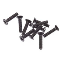 FLAT HEAD SCREW 2.6mmx12mm (BLK) 10PCS*