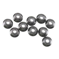 M4 NYLON LOCK NUT (BLACK) 10PCS
