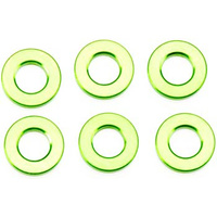 1 X 6 mm SPACER, GREEN, ( 6pcs ) *