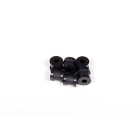 SILICONE SHOCK BUSHINGS 7.5X8MM 6PCS