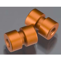 7X10MM POST ORANGE 2PCS*