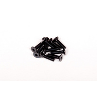SOCKET FLAT HEAD SCREW 3x12mm BLK 10PCS