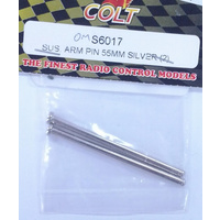 SUSPENSION ARM PIN 55MM SILVER S6017