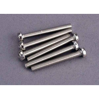 Screws, 3x25mm roundhead machine (6)