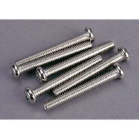 Screws, 4x30mm roundhead machine (6) *