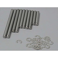 Suspension pin set, stainless steel (w/