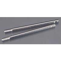 Shock shafts, steel, chrome finish (X-lo