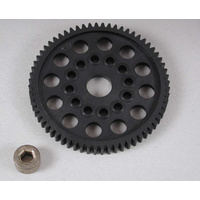 Spur gear (64-Tooth) (32-Pitch) w/bushin
