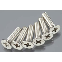 Screws, 4x15mm countersunk machine (6)