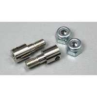Rod guides (2)/ 3mm nylon locknuts (2) *