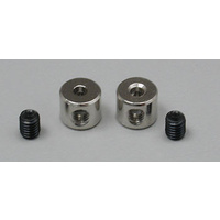 Collars, screw (2)/ set screws, 3mm (2)*