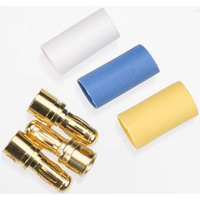 Bullet connectors, male, 3.5mm (3) / hea