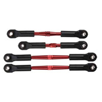 Turnbuckles, aluminum (red-anodized), ca