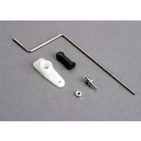 Steering rod/ plastic rod end/ chrome th