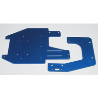 Chassis plates, T6 aluminum (front & rea