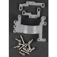 Engine mount, 2 piece, aluminum (w/ scre