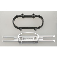 Bumper, rear/ bumper mount, rear/ 4x10mm