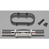 Bumper, rear (chrome)/ bumper mount, rea
