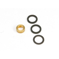 Washer, 7x10x1.0 (2), 7x10x0.5 (1) black