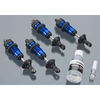 Shocks, GTR aluminum, blue-anodized (ful