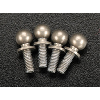 Ball studs, aluminum, hard-anodized, Tef