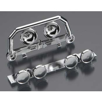 Lightbar, front bumper (chrome) (1), roo