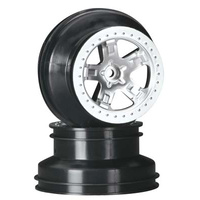 Wheels, SCT satin chrome, beadlock style